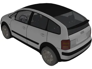 Audi A2 3D Model preview