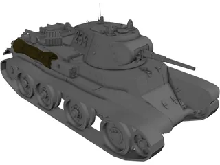 BT-7 3D Model preview
