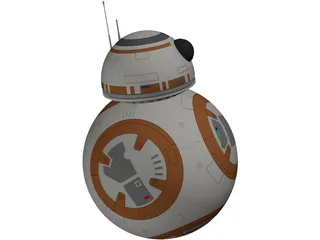 BB-8 Star Wars 3D Model preview