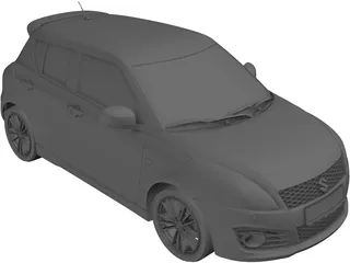 Suzuki Swift Sport 3D Model preview