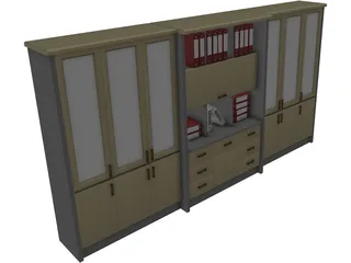 Cupboard 3D Model preview