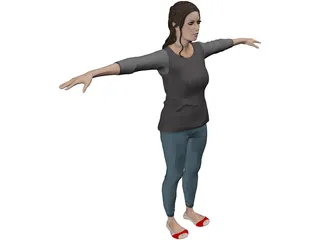 Female 3D Model preview
