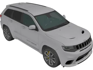 Jeep Grand Cherokee Trackhawk 3D Model preview