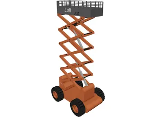 Clawder Crane 3D Model preview