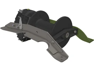 Winch 3D Model preview