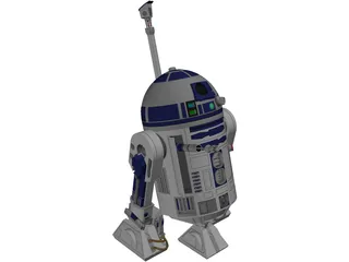 Star Wars R2D2 3D Model preview