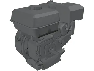 Honda GS200 Engine 3D Model preview