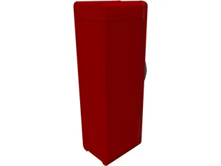 Coca-Cola Fridge 3D Model preview