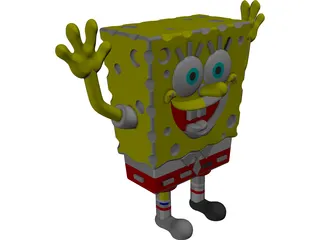 Sponge Bob 3D Model preview