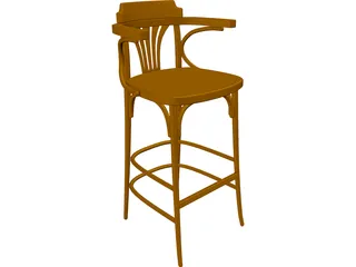Stool Cuppa 3D Model preview