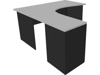 Desk 3D Model preview