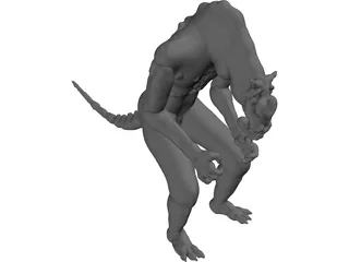 Monster 3D Model preview