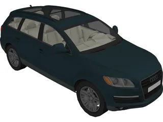 Audi Q7 3D Model preview