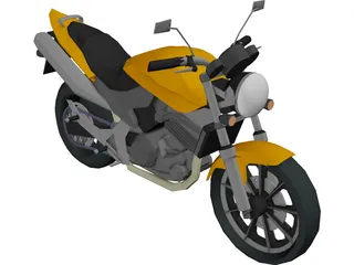 Honda Hornet 3D Model preview