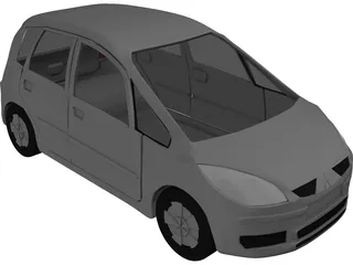 Mitsubishi Colt 5-door 3D Model preview