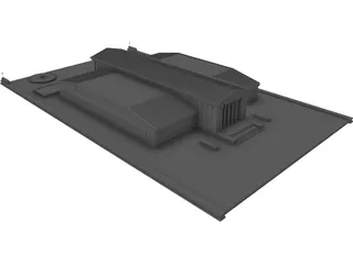 Supreme Court Building 3D Model preview