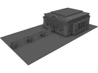 Grand Central Terminal 3D Model preview