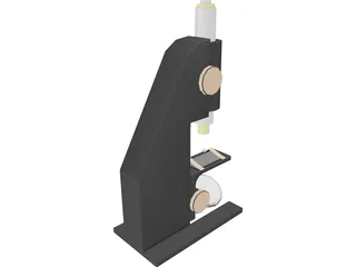 Microscope 3D Model preview