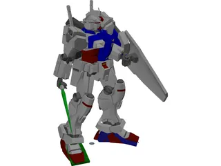 Gundum 3D Model preview