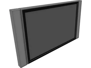 TV Plasma 30inch Polegadas 3D Model preview