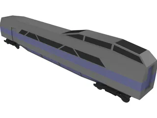 Train 3D Model preview