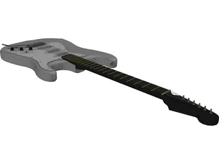 Fender Guitar 3D Model preview