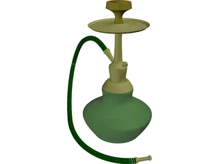 Hookah 3D Model preview