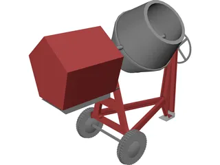 Portable Mixer 3D Model preview