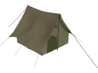 Camping Tent 3D Model preview