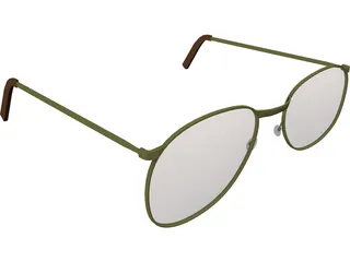 Glasses 3D Model preview