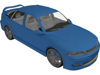 Vauxhall Vectra [Tuned] (1999) 3D Model preview