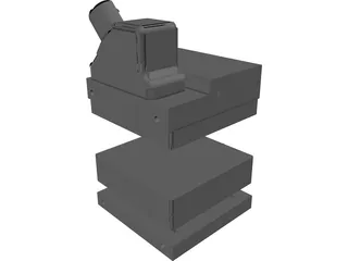 Electrovalve HDM 3D Model preview