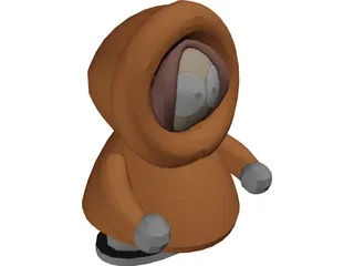 South Park Kenny 3D Model preview