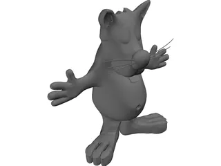 Cartoon Cat 3D Model preview