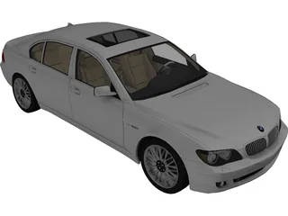 BMW 760iL 3D Model preview