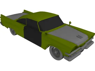 Dodge Lancer (1957) 3D Model preview