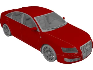 Audi A6 3D Model preview