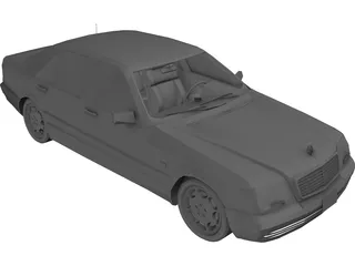 Mercedes-Benz S600 3D Model preview