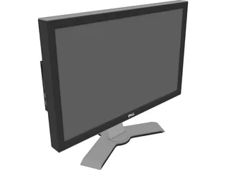 Dell LCD Screen 3D Model preview