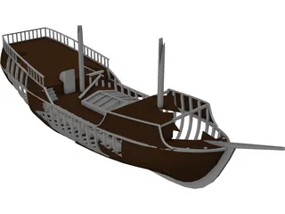 Shipwreck 3D Model preview