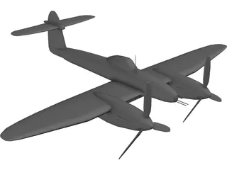 Westland Whirlwind 3D Model preview