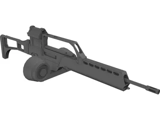 G36A Cmag 3D Model preview