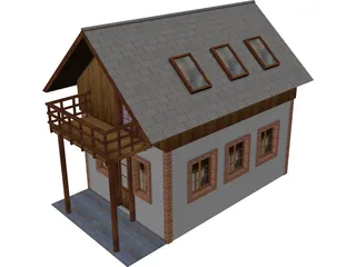 Weekender House 3D Model preview