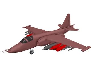Sukhoi Su-25 Frogfoot 3D Model preview