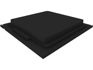 Intel Core i7-4790 CPU 3D Model preview