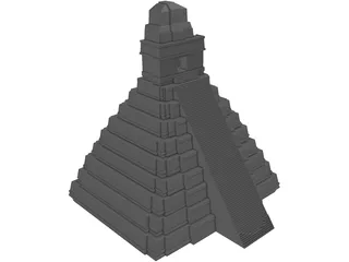 Tikal 3D Model preview