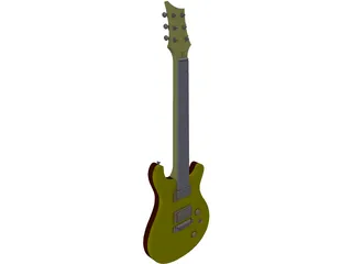 Daves Guitar 3D Model preview