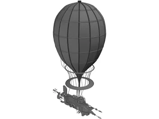 Airship 3D Model preview