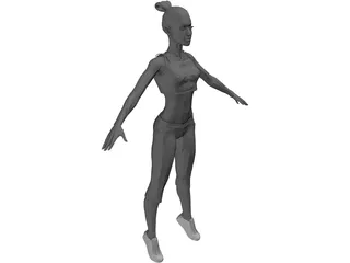 Woman 3D Model preview