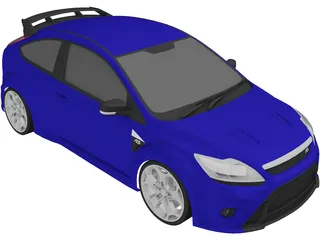 Ford Focus RS 3D Model preview